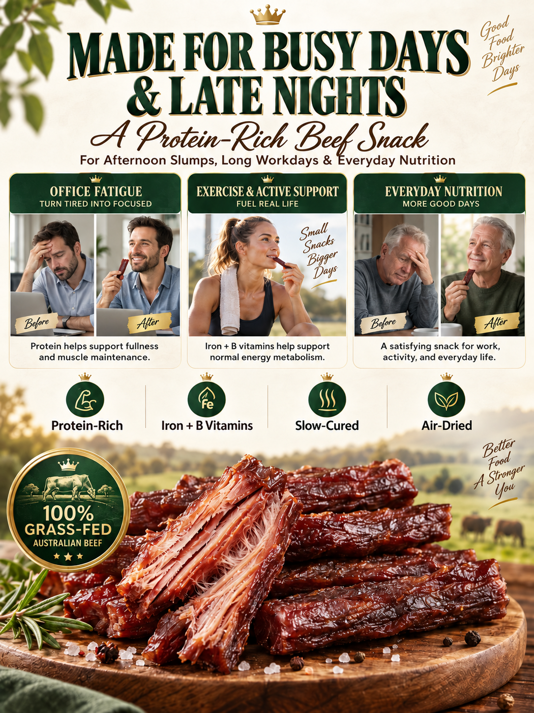 From Pasture to Plate: Pure 100% Grass-Fed Excellence.-Sherry