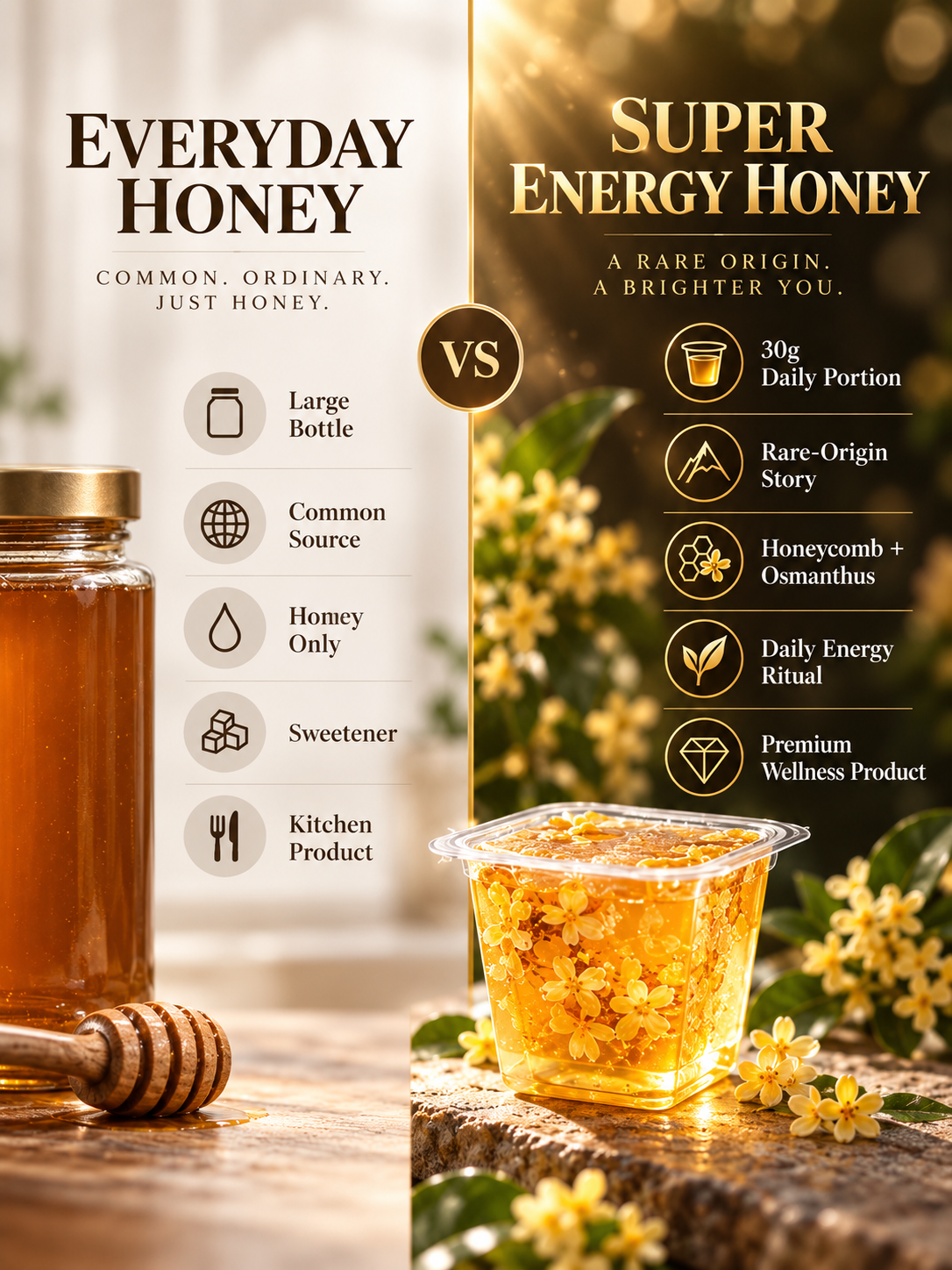 Pure Floral Superfood Honey-Sherry