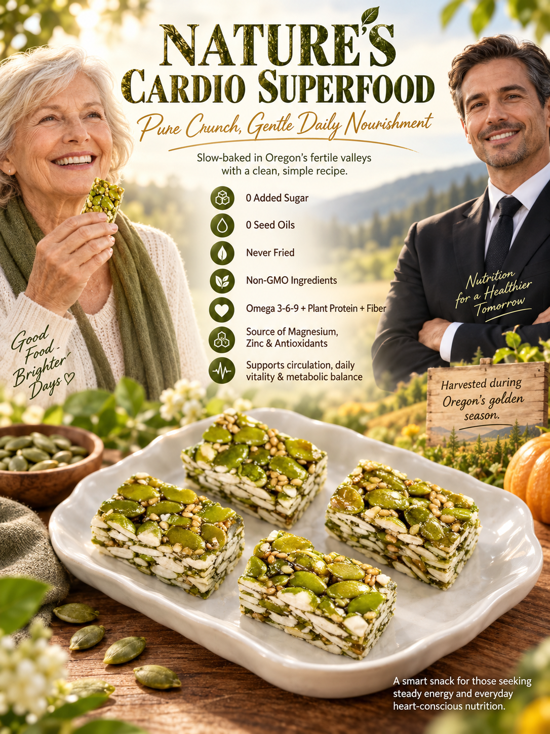 Crunchy Oregon Roasted Pumpkin Seed Bites-Sherry